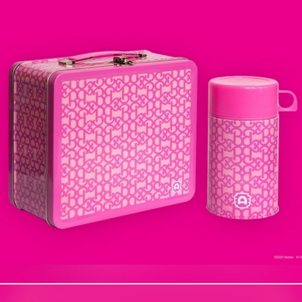 Barbie x Alamo Drafthouse Lunchbox and Thermos